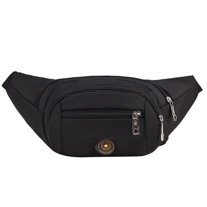 【BestGO】Alyson Belly Bag for Women and Men Belt Bag Black Waist Pack Outdoor Phone Bag