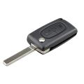 EF 01A Fits For Citroen C3 Replacement 2 Button Remote Key Shell Case Ce0536 Va2. 