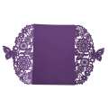10Pcs/Set Delicate Carved erflies Romantic Wedding Party Invion Card Envelope Invions for Wedding：rple. 
