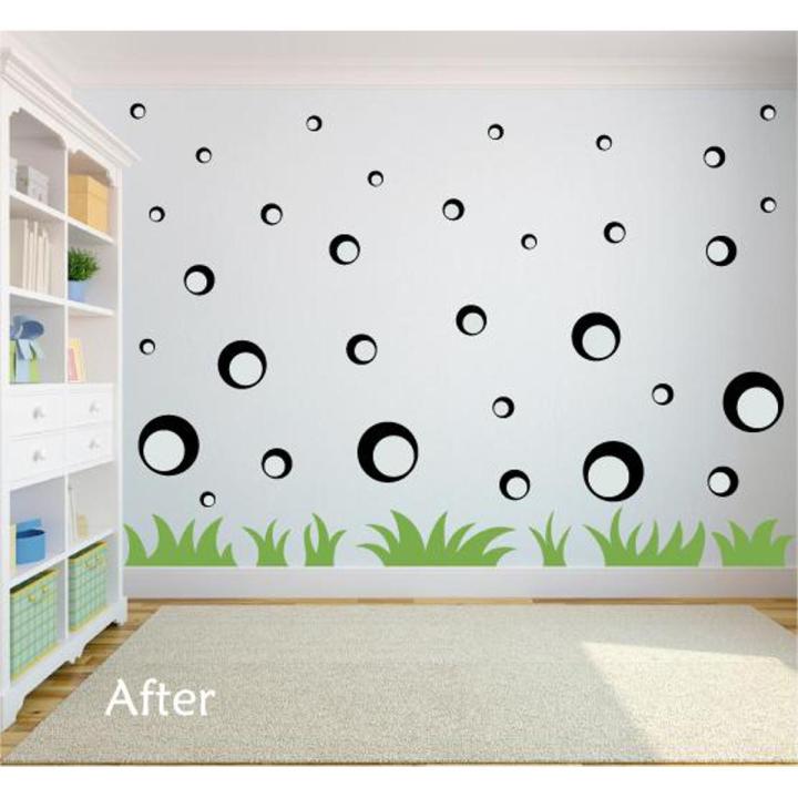 BUBBLE WALL DECALS FOR KIDS ROOM DECOR , HOME DECOR