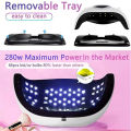 Sun X10 Max UV LED Nail Lamp for Fast Drying Gel Nails Polish 66 LEDS 280W Nail Dryer Professional Manicure Salon Tool Outlier. 