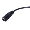 30Pcs 12V DC Power Plug Female Jack Plug Connector Cable 5.5X2.1mm with Cord Cable 15CM for CCTV LED Strip Light. 