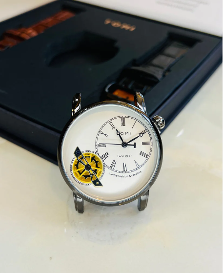 TOMI T103 Face Gear Luxury Dual Strap Watch For Men Double Strap Watch