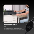 (GGBR)-2 in 1 Printer Cable USB A to B Male to Male Printer Cable for Printer Splitter for Two Computers B. 