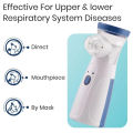 Compact Mesh Nebulizer for Asthma & COPD Relief. 