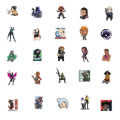 10/30/50PCS Game Valorant Yoru Skye Functional Secure Stationery Sticker Reyna Omen Graffiti School Supplies Fantasy Figurines. 