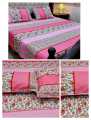 Bedsheet king Size 3PCS Cotton Satton. 