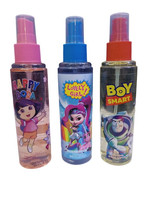 Baby Cologne Perfume, Splash - Baby Perfume with sweet Fragrance Happy Dora-Smart Boy-Sweet Girl 130 ml USA