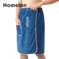 Men Bath Towel Quick Dry Men's Bath Towel with Secure Buckle Pocket for Gym Spa Sauna Shower Absorbent Wrap Towel High-quality Men Towel. 