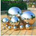 Diameter 19mm-300mm 304# Material 0.6mm Thickened Stainless Steel Hollow Mirror Garden Decorative Ball Boutique Float Ball BruberryBe. 