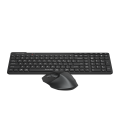 A4Tech Fstyler FB2800C Air2 Bluetooth & 2.4G Wireless Keyboard Mouse Combo Set - Dual Mode Wireless - Quiet Key - Silent Click Mouse - Desk + Air Dual Functions - USB Type-C Rechargeable. 