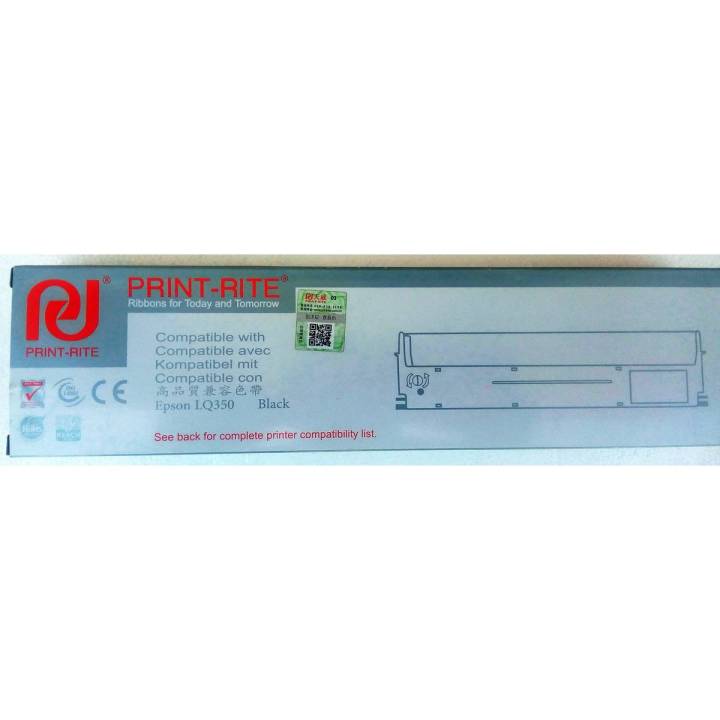Print-Rite Epson LQ350 Dot Matrix Printer Ribbon for Epson LX-350/ EPN LQ-350