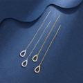 Statement Fashion Show Earrings Charming Small And Gentle Earrings Delicate Dangle Earrings Stylish Cold Wind Earrings Trendy Waterdrop Ear Studs. 
