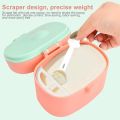Little Crown Bee Design Infant Travel Essentials Portable Plastic Milk Powder Can Portable Formula Container. 