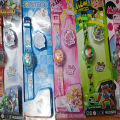 Kids Watch - Digital Kids Spinner Watch With Light and Music for Kids School Girls & Boys Digital Spinner Wrist Watch Iron Man, Frozen, Avengers, Barbie, Princess, Doramon & others - Random Multicolor - Art# OFADM - Spinner -WKG-0004. 