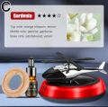 Car Helicopter Aroma Diffuser Air Freshener Solar Power with refill perfume. 