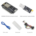 ESP-12E ESP8266 CP2102 Nodemcu Lua V3 WIFI Development Board Development Board +USB to Serial Port Module+Bread Board+65 Jumper+USB Cable. 