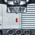 Rhino Rhinoceros Logo Emblem Car Interior Pendant Auto Rearview Mirror Ornaments Decoration For Suzuki Jimny Off-Road Vehicle. 