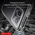 Luxury Transparent Phone Case for Xiaomi Redmi Note 12 Turbo 5G Four Corners Airbag ShockProof Lens Protector Clear Cover. 