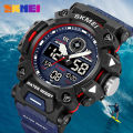 SKMEI  Dual-Display Electronic Wristwatches With Luminous 50m Waterproof Mutifunctional Sports Watch For Men 2226. 