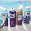 Mont Marte Acrylic Pouring Paint Set 4 x120ml Bottles - Golden Beach Shades. 