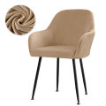 1/2/4/6pc High Arm Chair Cover Elastic Velvet Dining Chair Slipcovers Office Chair Covers Chair Seat Case For Dining Room Home. 