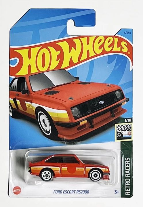 Hot Wheels 2023 Ford ESCORT RS2000 Red