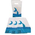MERMAID THEME GOODY BAGS - PACK OF 10 GOODY BAGS - MERMAID FABRIC MATERIAL GOODY BAGS. 
