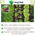 Organic Neem Cake powder Fertilizer for plants - Pest Control - نیم کیک - Natural Khad - Home Garden Fertilizer for Vegetable & Flower - Neem Khali powder for Healthy Plants - Improved Soil Health - Eco-Friendly by Moji Mall. 