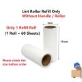 Sticky Lint Roller & Refills 60 Sheets- 90 Sheets - Dust, Hair, Lint remover- Imported Lint Roller & Refills - Dust & Hair Remover - Lint Roller & Refills Pet Hair, Dust, Lint Remover. 