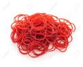 400GRAM Red Rubber Bands, by Better Office Products, Size 33,Non-Latex Heavy Duty Bands (5" x 1/8", Red), Bright Red Rubber Bands. 
