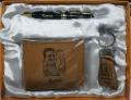 CUSTOMIZE NAME AND PICTURE ENGRAVED WALLET AND KEYCHAIN ALONG WITH PEN AND GIFT BOX PACKING (PERFECT GIFT TO SEND YOUR LOVED ONCE). 