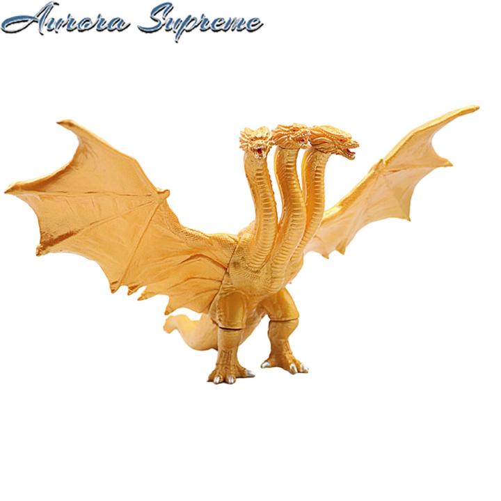 Figure Realistic Flying Dragon Action Figure Model Toy for Boys Kids Adults Gift Three-headed Dragon Toy