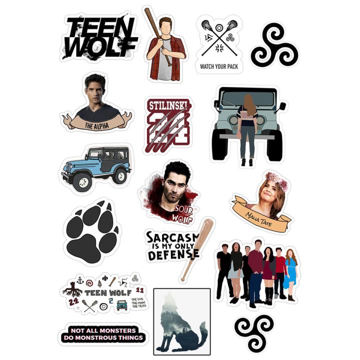 Teen wolf  Stickers for Laptop Car Bike Phone Stickers