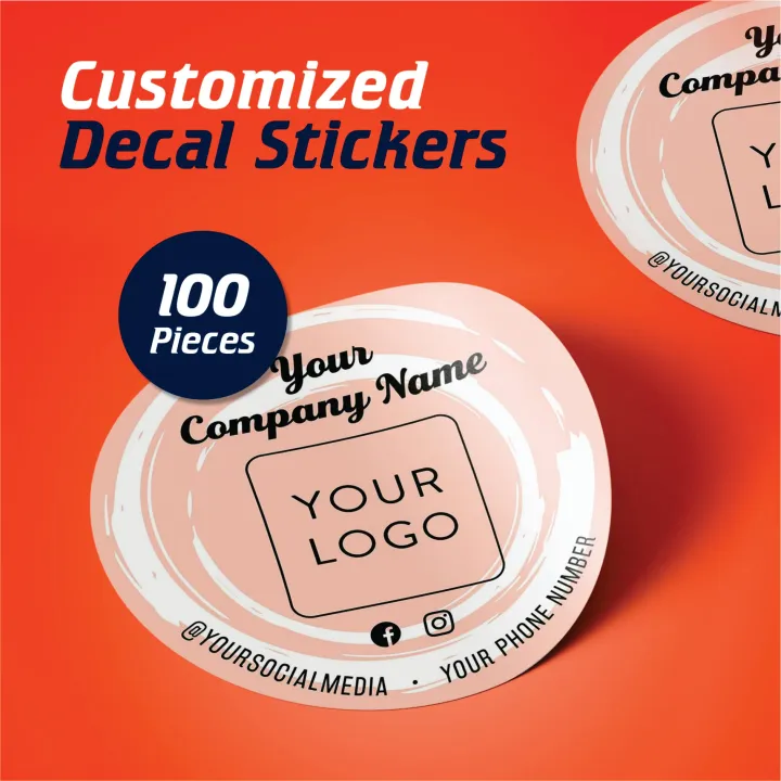 Custom Round Stickers – Personalized Logo, Wedding & Bottle Stickers ...