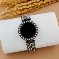 Luxurious Digital Bracelet Watch for Women & Girls - Full Diamond/Stone Studded LED Touch Screen Wristwatch. 