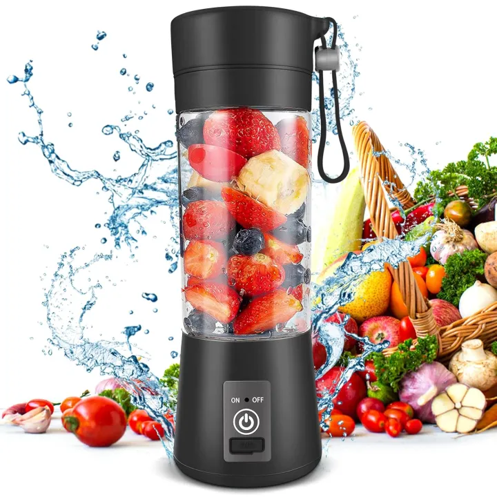 Recargeable%20Juicer%20Blender%206%20Blades%20380ml%20-%20Portable%20Juicer%20Cup%20&%20Smoothie%20Maker%20Charging%20-%20Image%202