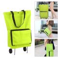 Collapsible Trolley Bags Folding Shopping Bag with Wheels Foldable Shopping Cart Reusable Shopping Bags Grocery Bags Shopping Trolley Bag on Wheels. 