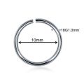 【beauty code】1PC G23 Titanium Nose Ring Rings Uni Labret Piercings Eyebrow Women Ear Septum Helix Piercing CBR. 