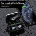 TWS F9 pro Earbuds - Wireless F9 earbuds Pro+ Power Bank -Extraordinary For Base Music - Iphone And Android Compatible - Lightweight & Portable Imported F9 Pro+ .. 