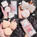 Sweet Beauty 3 Pcs Triangle Soft Makeup Puff for Loose Powder Soft Body Cosmetic Foundation Sponge Mineral Powder Wet Dry Makeup Tool with Strap. 