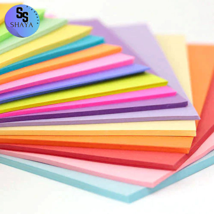 A4 Color Paper Premium Colors Paper 100 Sheets, A4 computer Sheets (10 ...