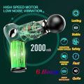 Histro Massage  Electric Massager Mini Fascial Gun Body Muscle Massager for Back Pain Portable Handheld Electric Back Massager for Pain Relief Deep Muscle Relaxation 32 Speed Level, LED Touch Screen with 4 Heads. 