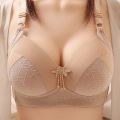 Mix Designs Best Sale Plus Size Underwear Women Wireless Push Up Large Size Bra For Fat Ladies Breathable Full Coverage Bra. 