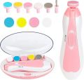 Baby Nail Trimmer - Portable 6 in 1 Baby Nail Trimmer - Electric Baby Manicure Pedicure Nail Clippers - Baby Nail File Kit. 