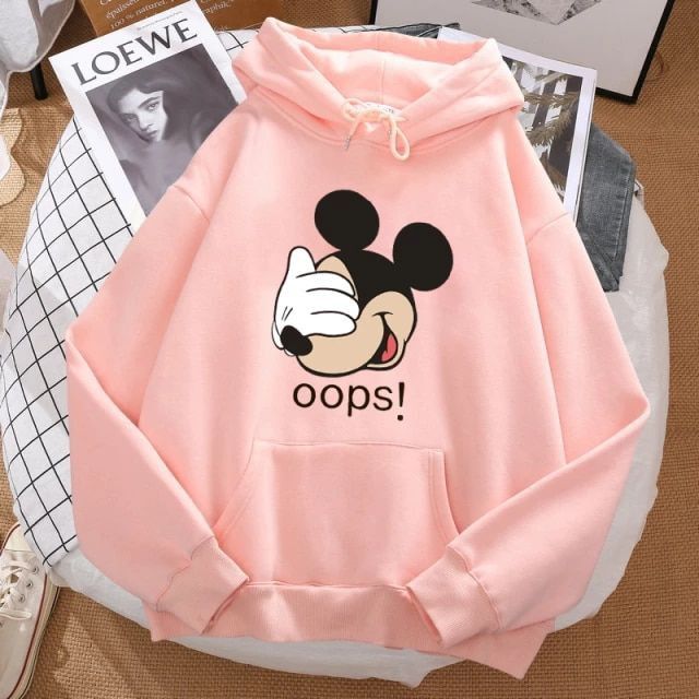 New Stylish Micky Face Design Hoodie For Girls and Women