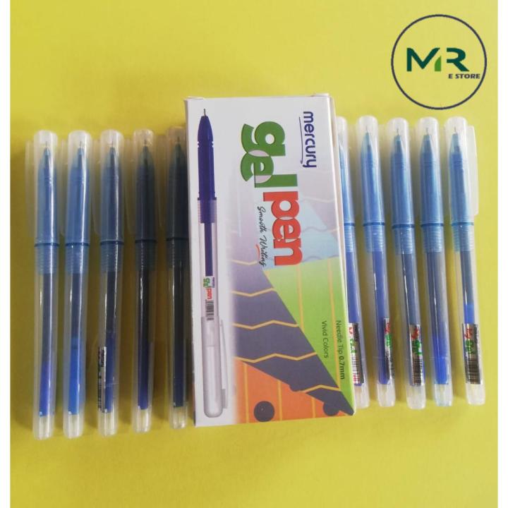 One Pack of Premium Gel Pen Ballpoint (10 Pcs) - Blue,Red,Black