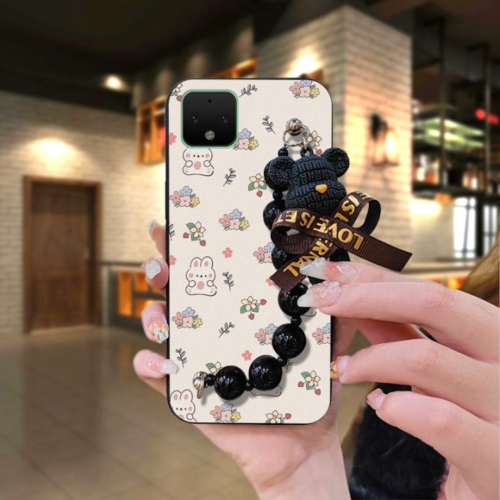 Back%20Cover%20Cartoon%20Phone%20Case%20For%20Google%20Pixel%204XL%20Bear%20bracelet%20protective%20case%20Black%20pearl%20pendant%20Waterproof%20cute%20-%20Image%2010