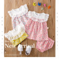 Children's Printed Princess Dress Baby Girl's Cotton Wrap One-piece Dresses. 