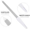 Nail File Metal Nail Filler Plastic Long Handle Nail Buffer Filler Nail Care Manicure And Pedicure Tools (white) Nail Filer For Professional & Home Use. 